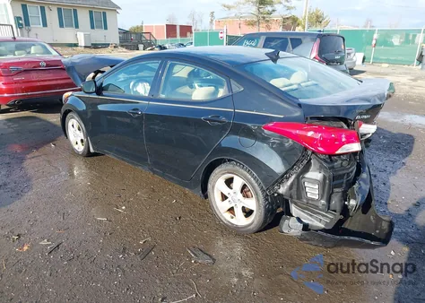 2013 Hyundai Elantra Gls from USA, damaged, VIN 5NPDH4AE6DH411178